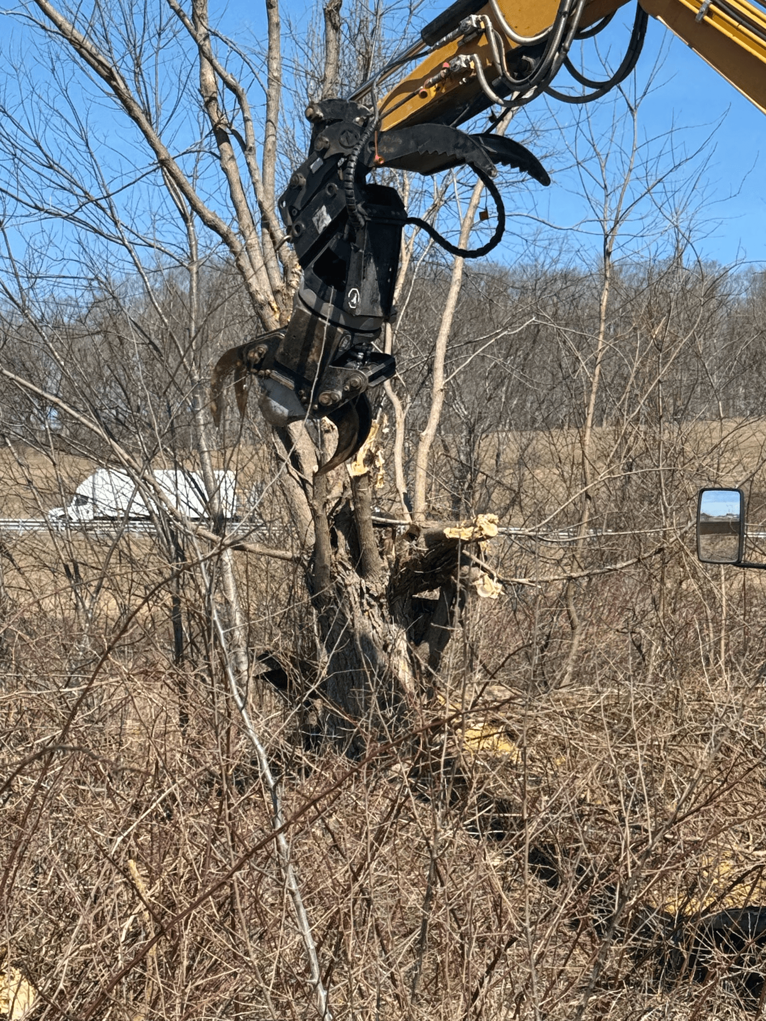 Modified JAK Grapple Tree Shear Power Demonstration