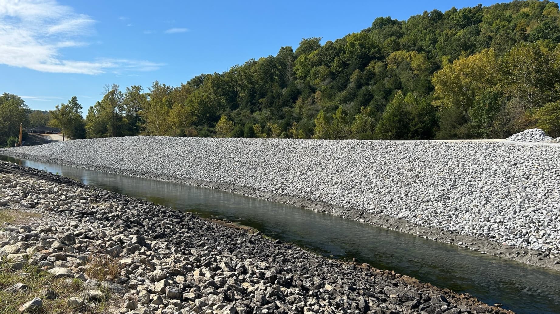 Brookville Lake Spillway Bank Protection & Access Road